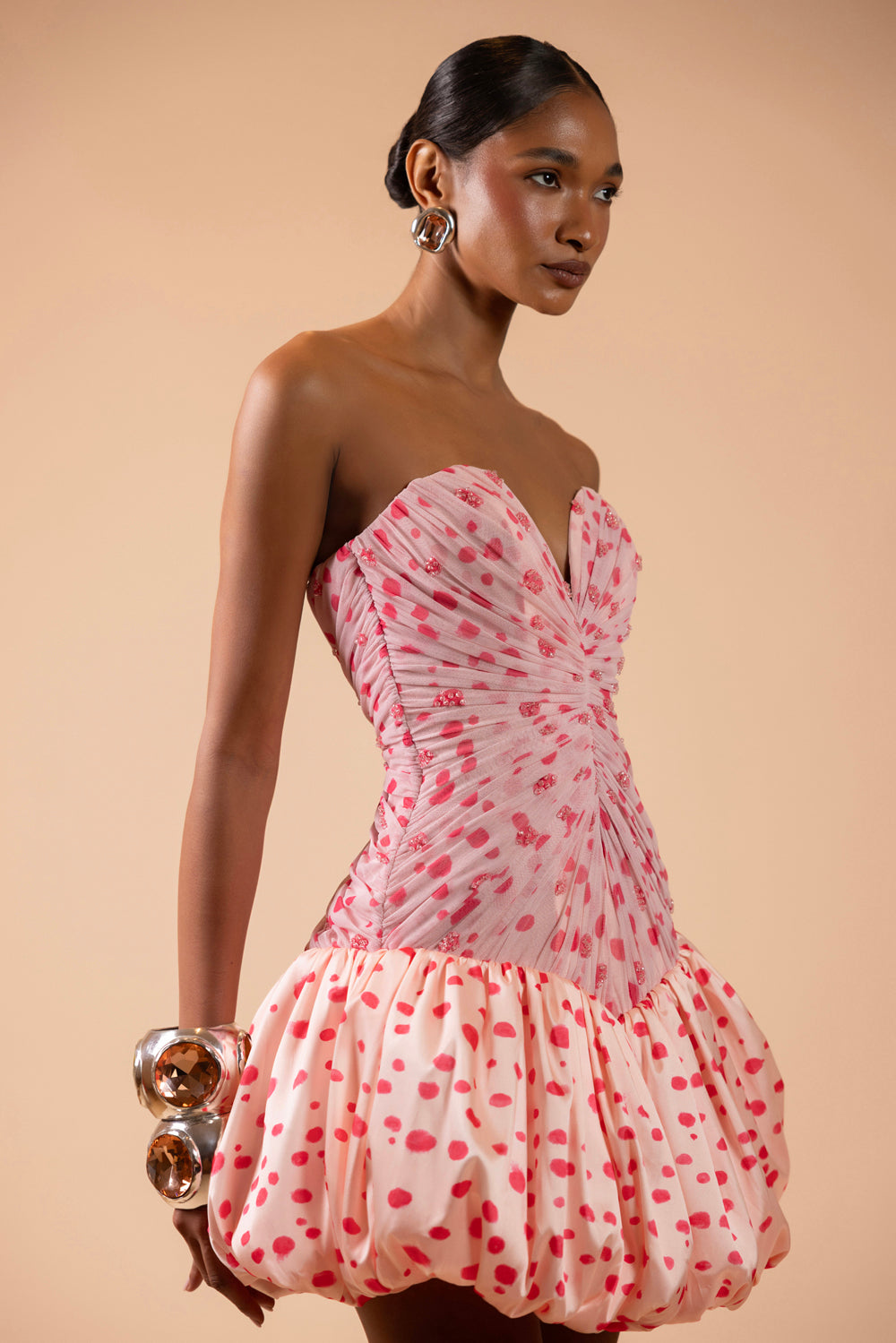 VESTIDO CURTO POÁ WOW ROSA