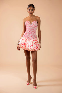 VESTIDO CURTO POÁ WOW ROSA