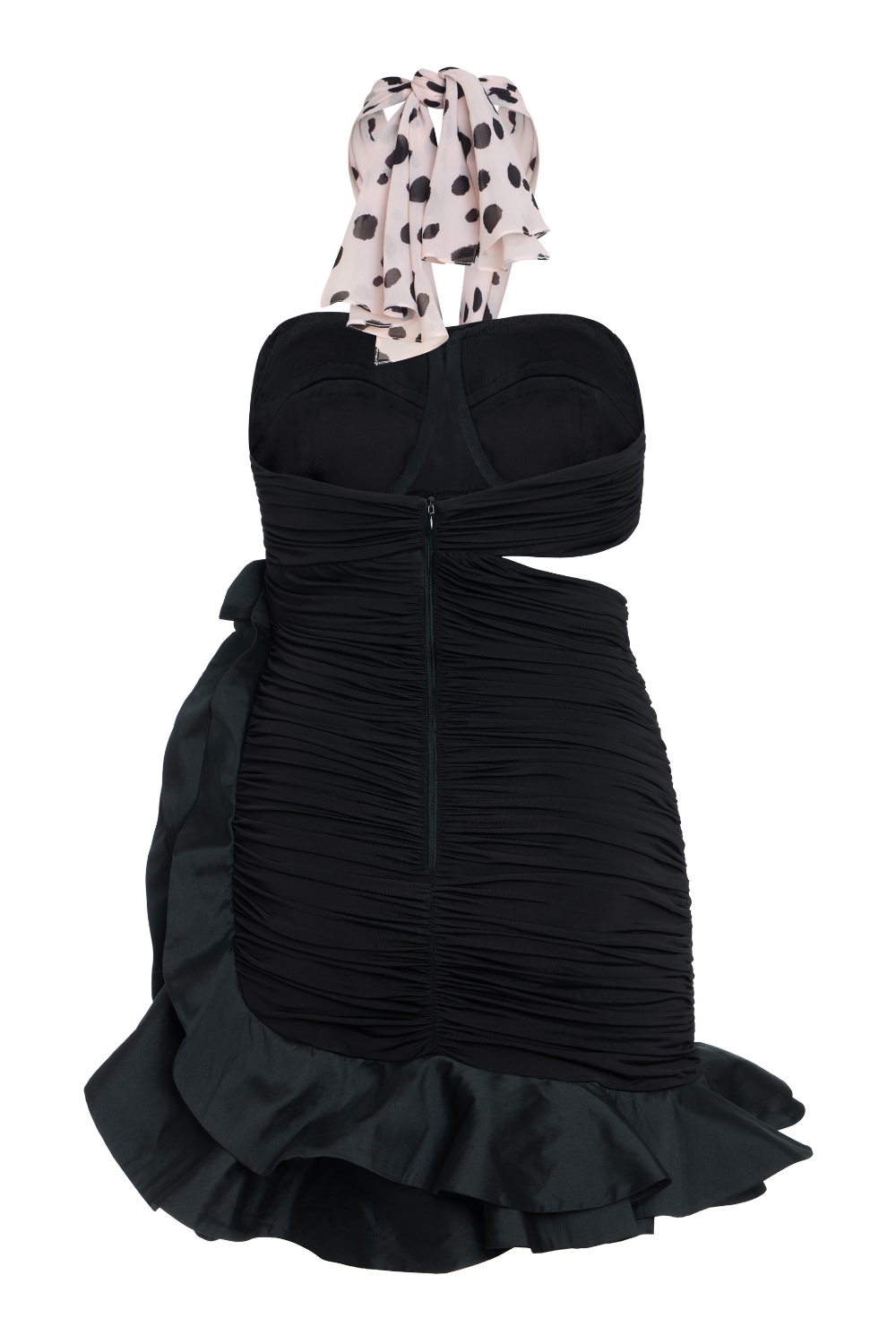VESTIDO CURTO TAFETÁ CECILIA PRETO