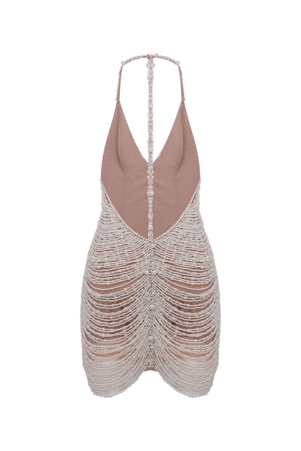 VESTIDO CURTO LINEA EMBROIDERY OFF WHITE