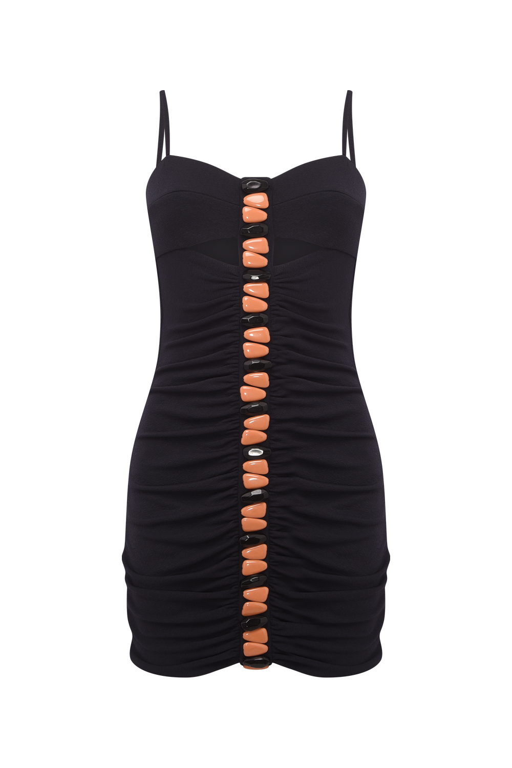 VESTIDO CURTO MALHA DELYA PRETO