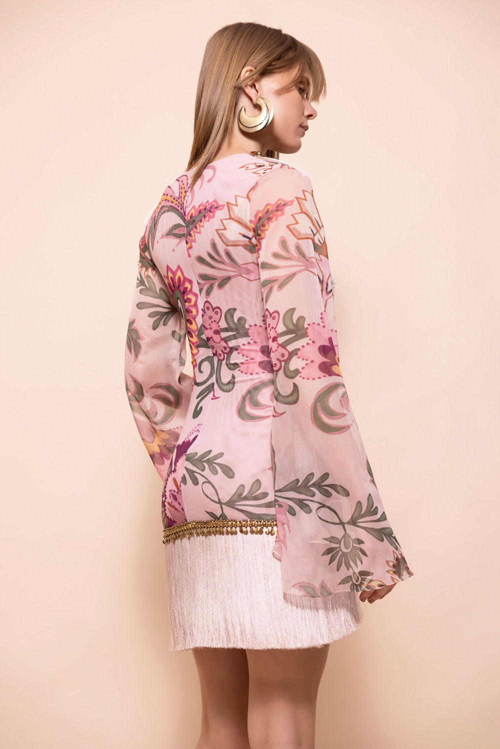 VESTIDO CURTO BOHO
 ROSE