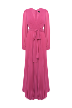 VESTIDO LONGO FAIXA COTTON CANDY ROSA