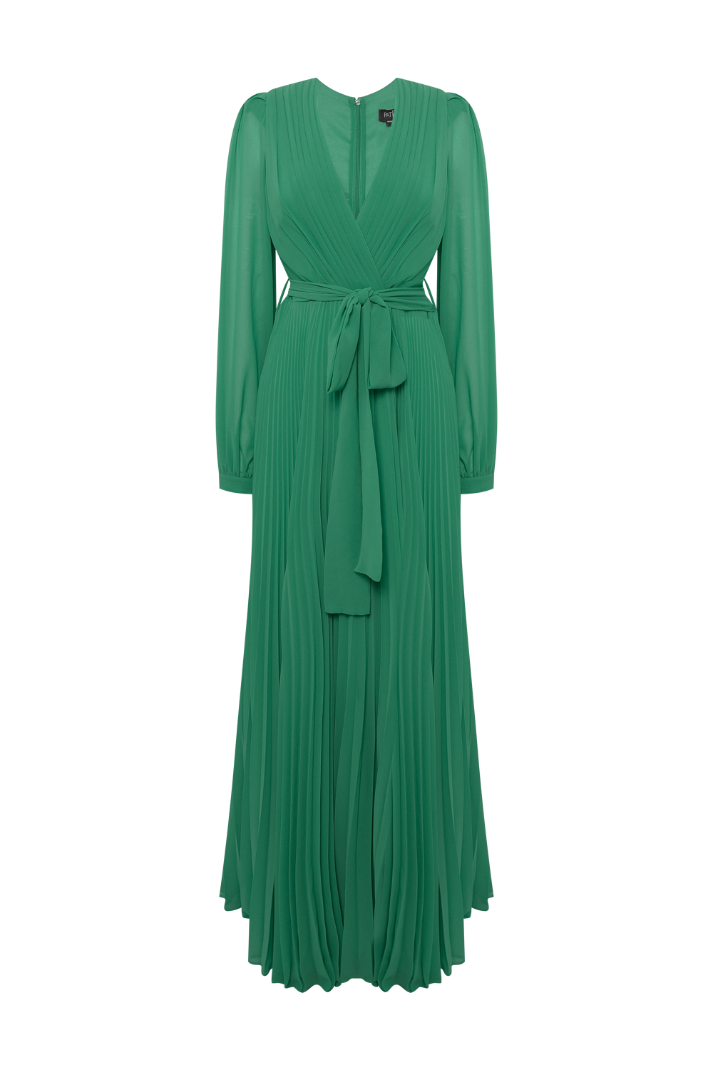 VESTIDO LONGO FAIXA COTTON CANDY VERDE