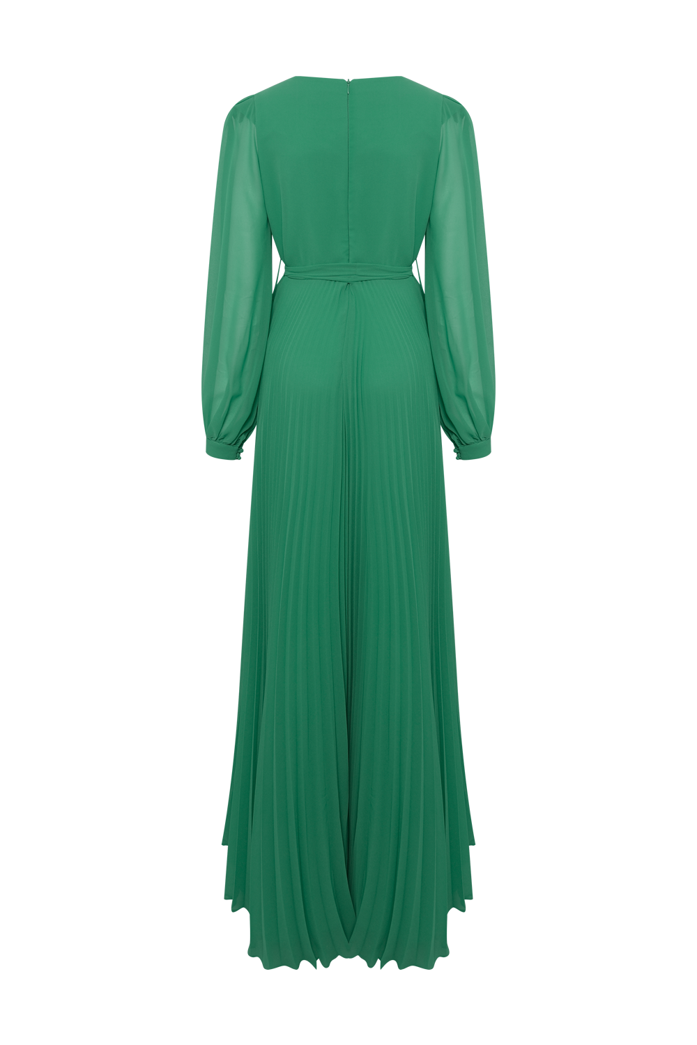 VESTIDO LONGO FAIXA COTTON CANDY VERDE