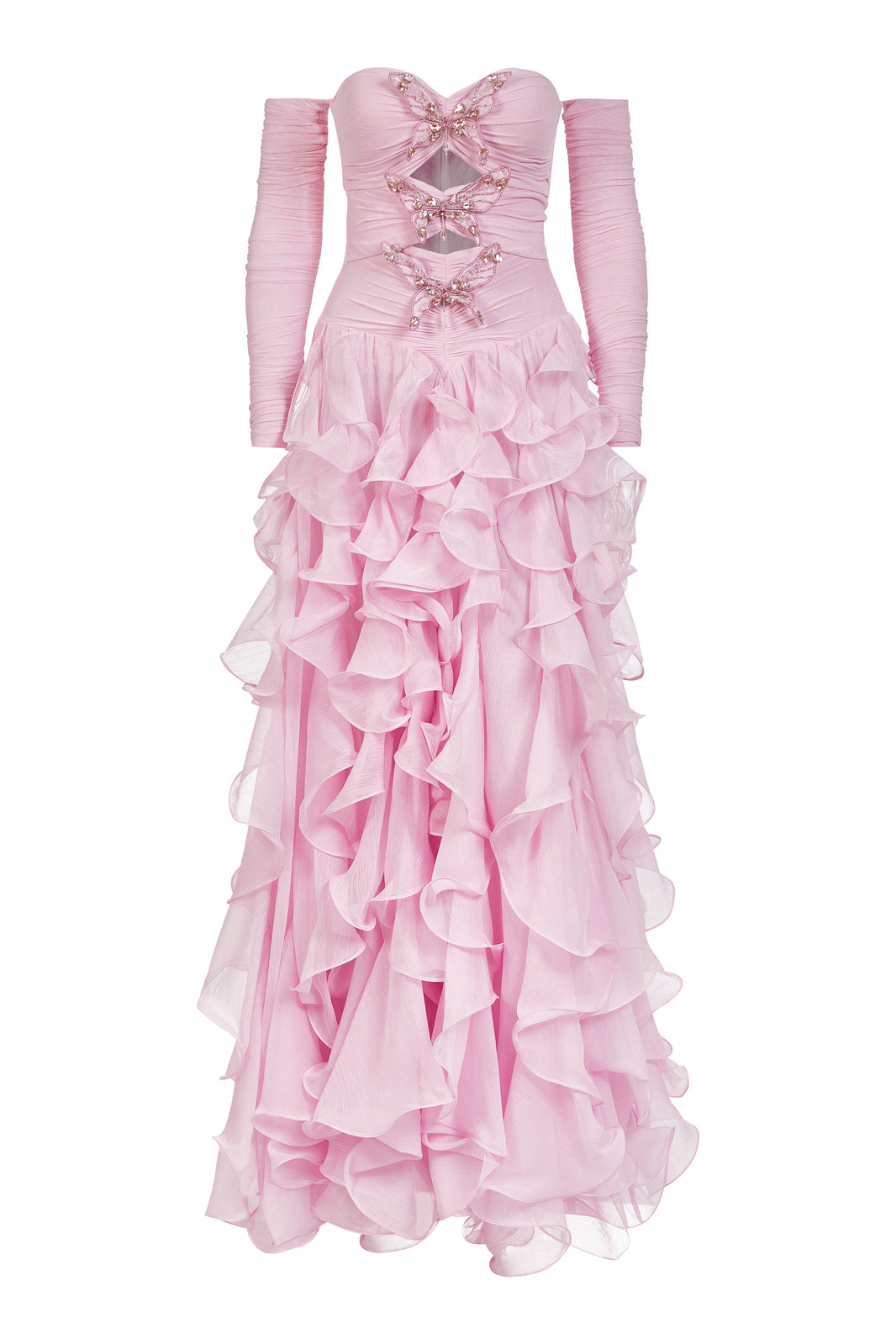 VESTIDO LONGO SILKY ROSA CLARO