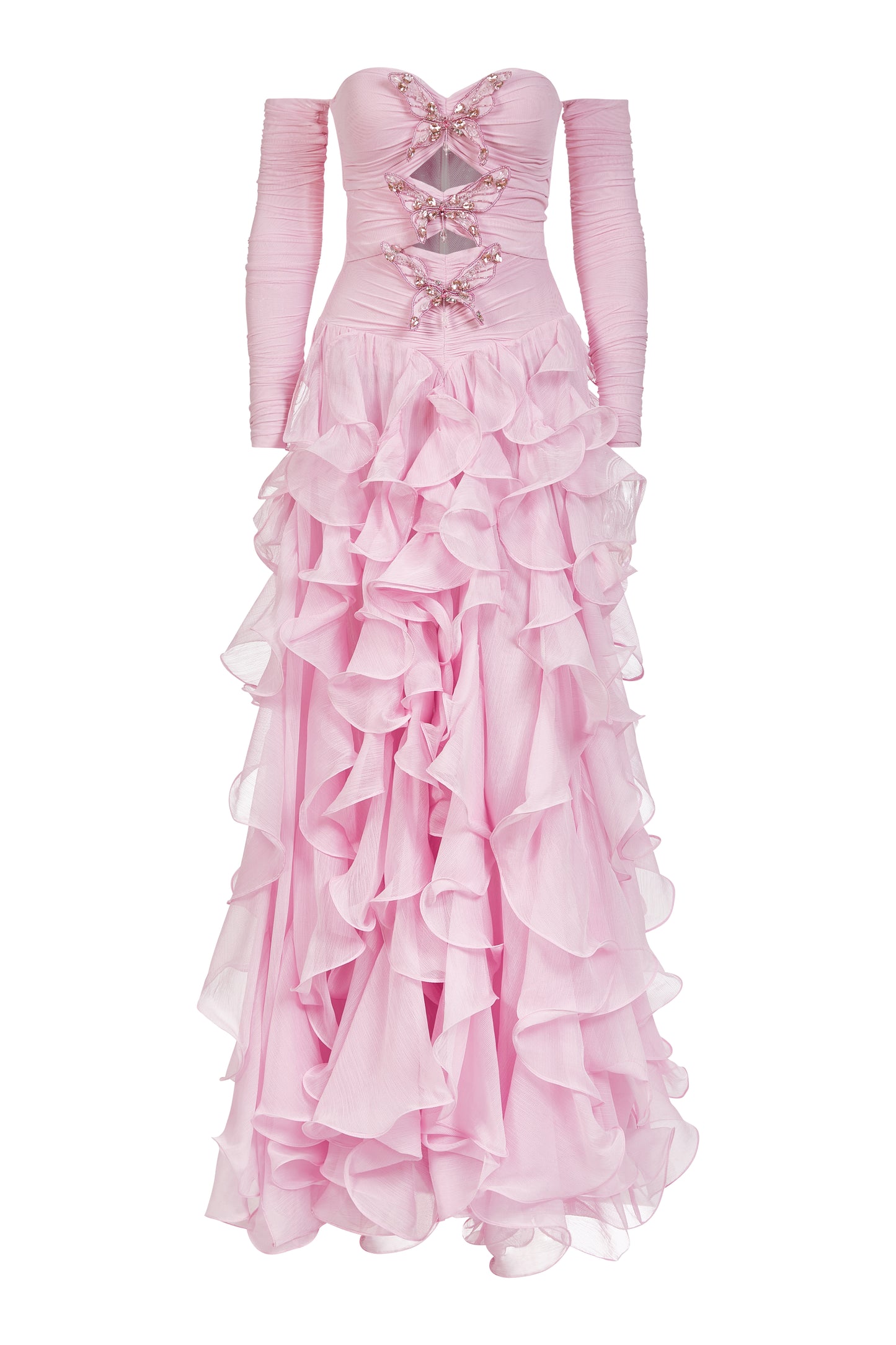 VESTIDO LONGO SILKY ROSA CLARO