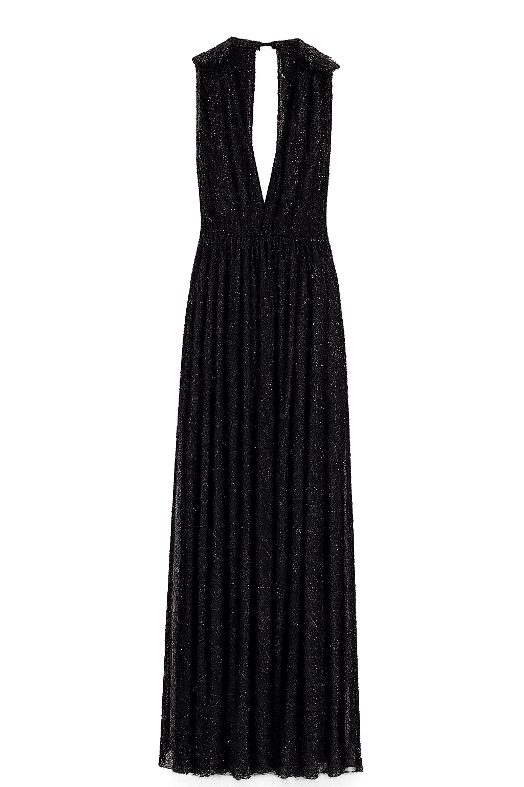 VESTIDO LONGO PAETÊ ANNIE PRETO
