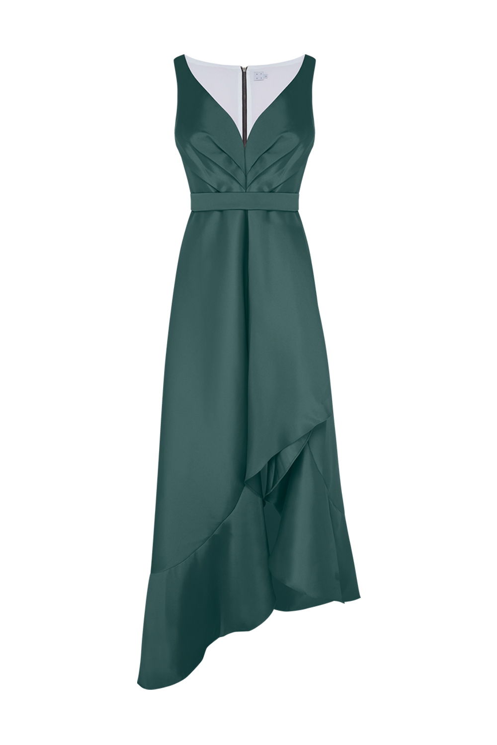 VESTIDO LONGO ZIBELINE MEMORY VERDE