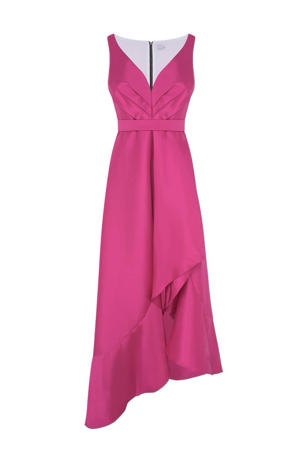 VESTIDO LONGO ZIBELINE MEMORY FUCSIA