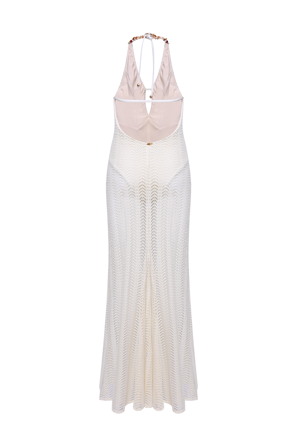 VESTIDO LONGO TELA WAVES OFF WHITE