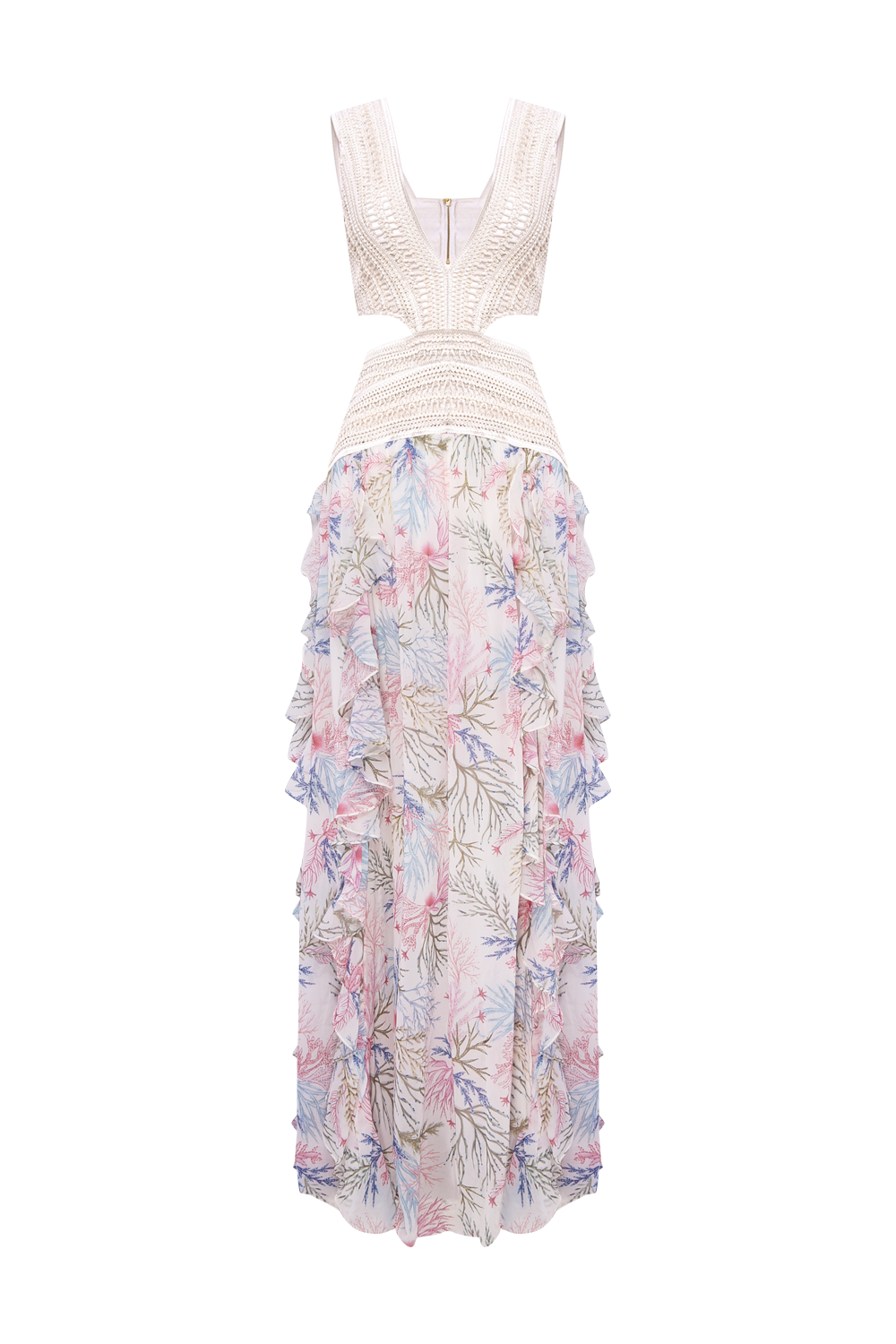 VESTIDO LONGO SEAWEED  OFF WHITE