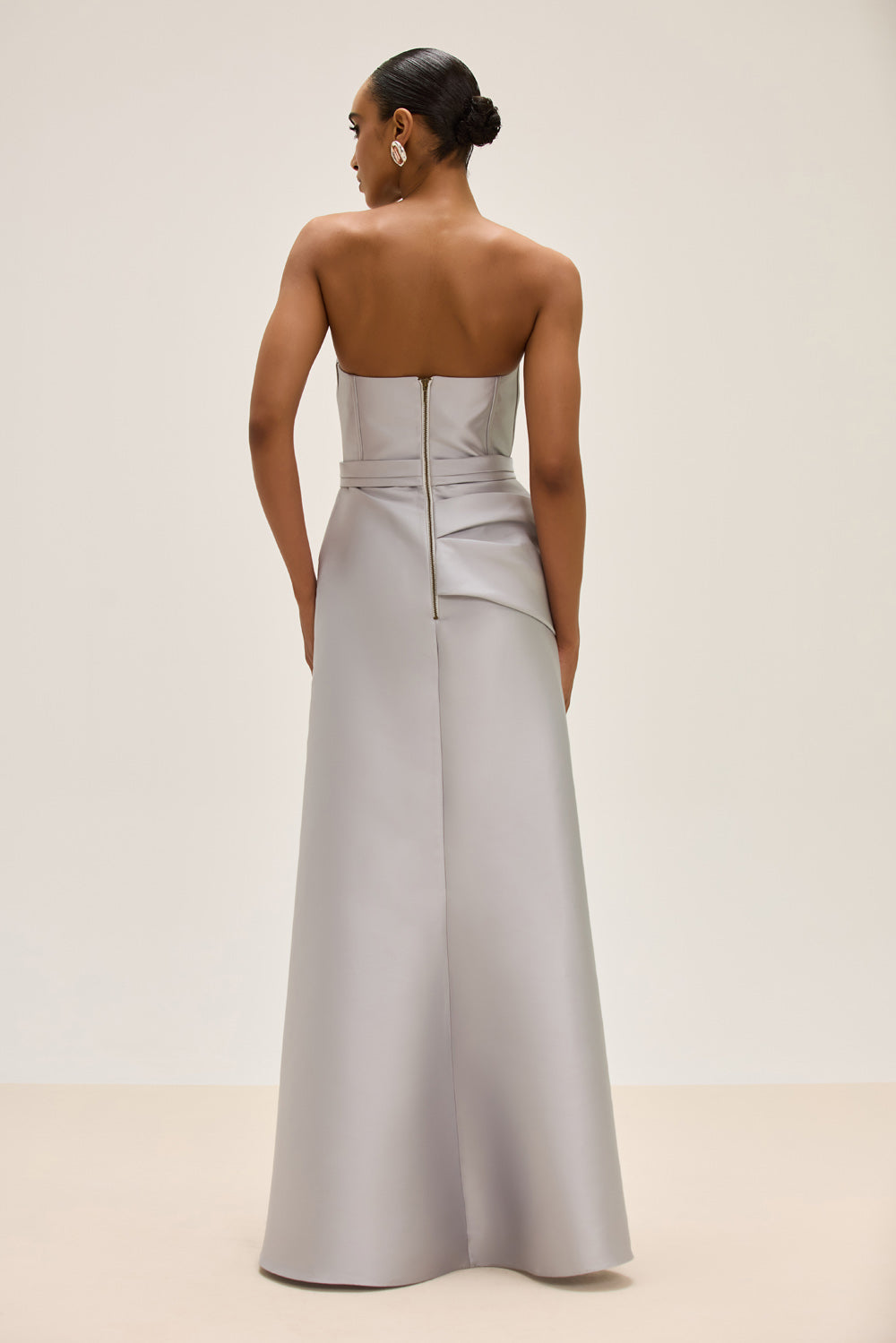 VESTIDO LONGO ZIBELINE RADIANT PRATA