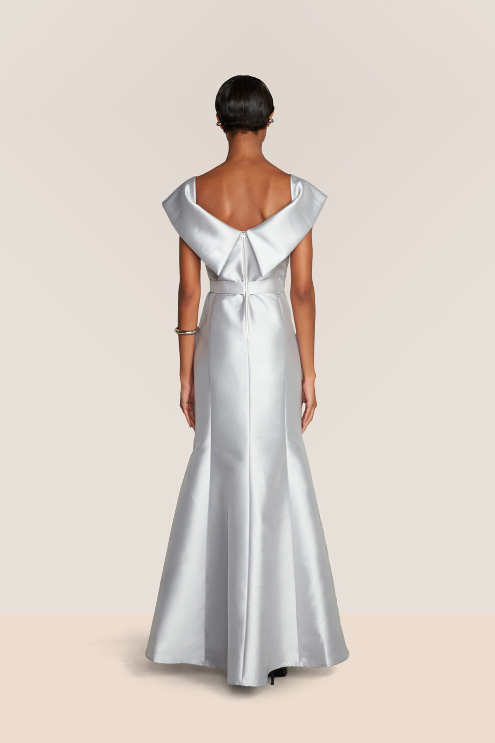 VESTIDO LONGO ZIBELINE RADIANT PRATA