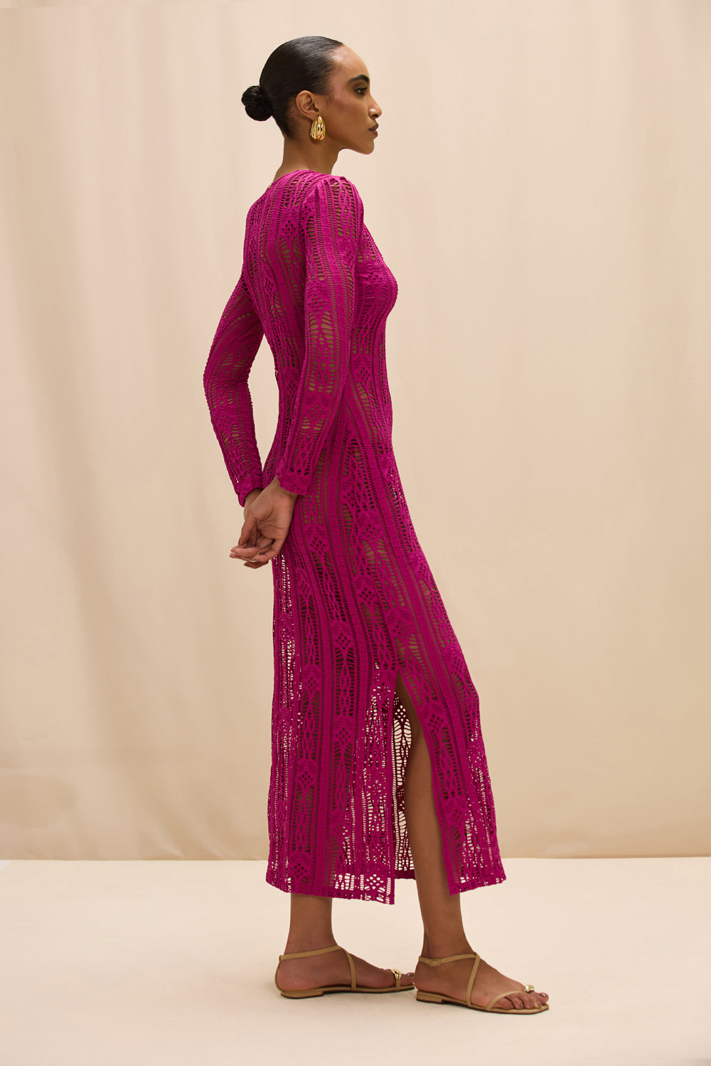VESTIDO LONGO MALHA MYRA ROSA
