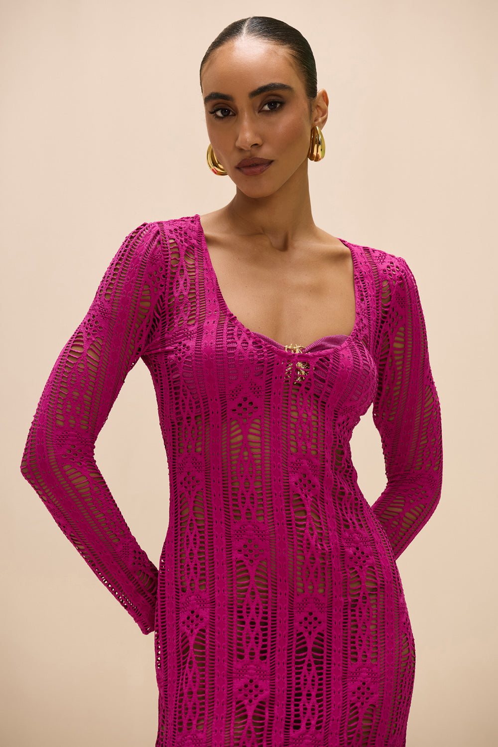 VESTIDO LONGO MALHA MYRA ROSA