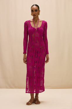 VESTIDO LONGO MALHA MYRA ROSA