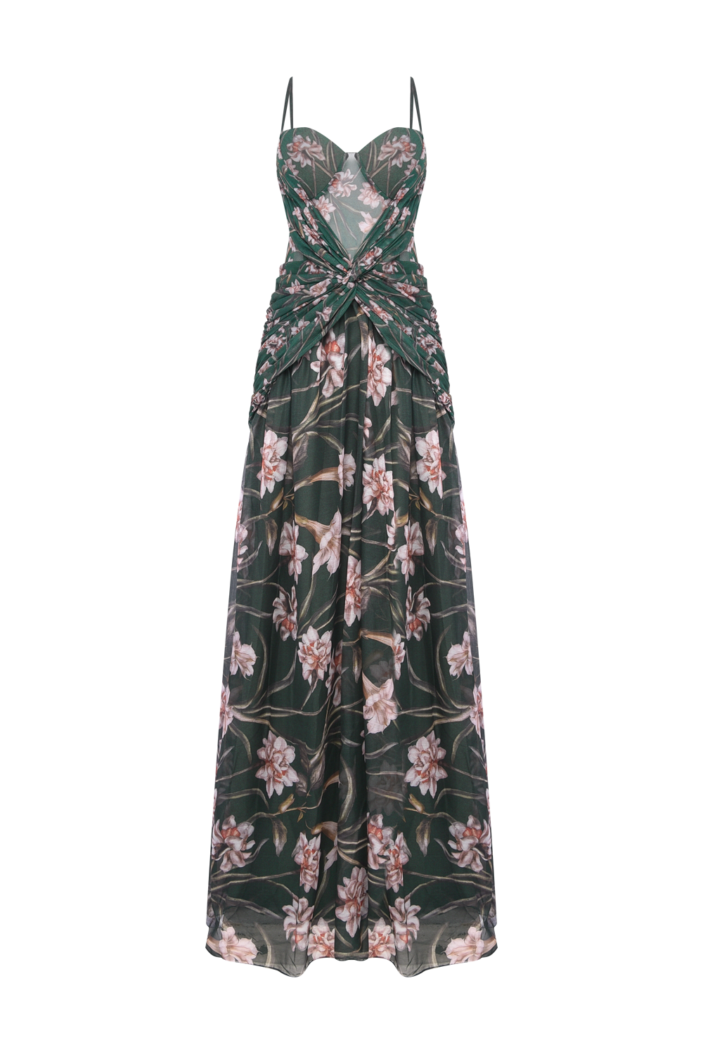 VESTIDO LONGO NARCISSUS VERDE