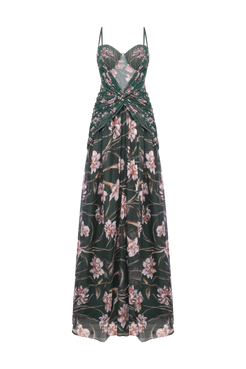 VESTIDO LONGO NARCISSUS VERDE