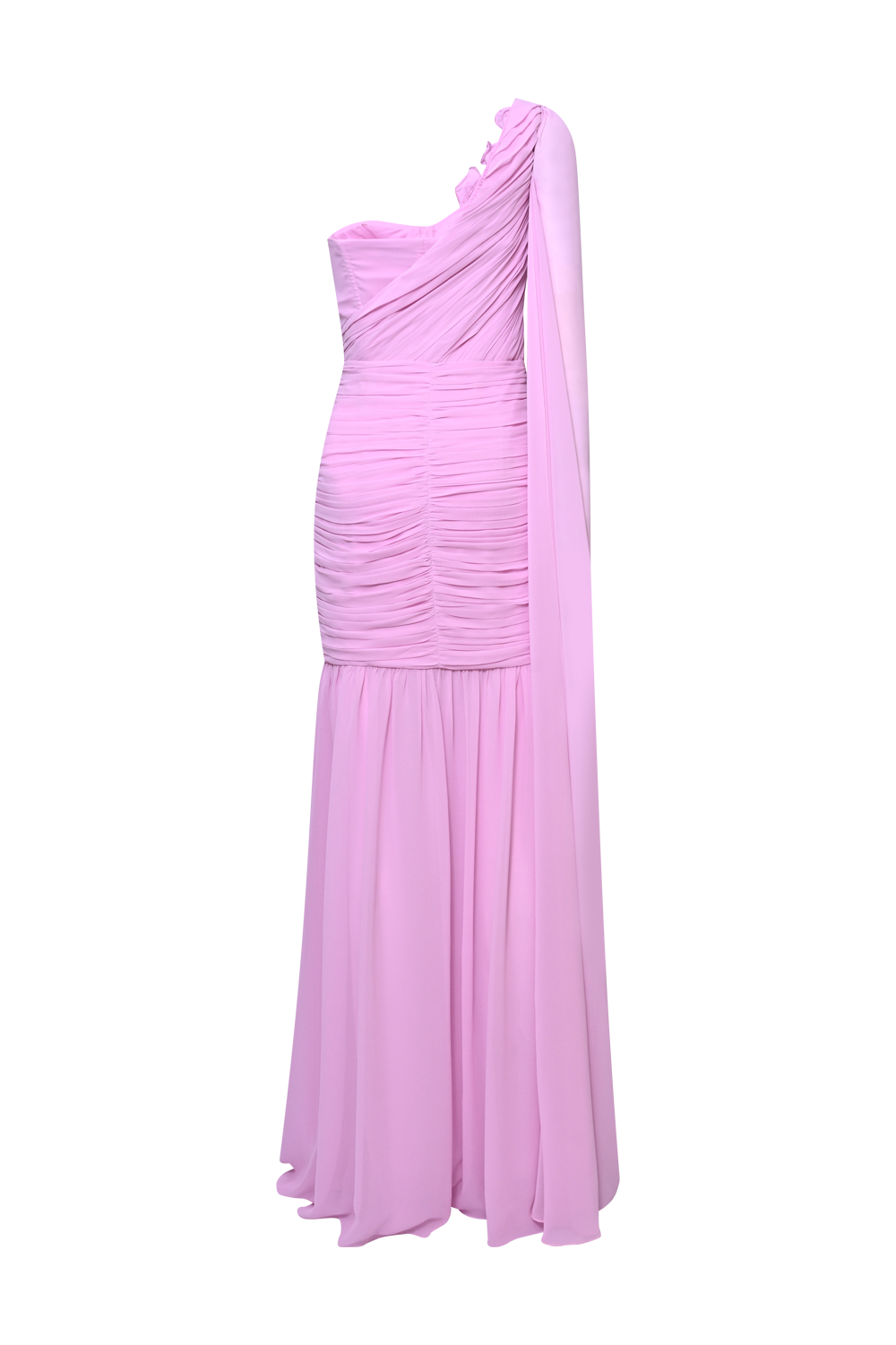 VESTIDO LONGO PATBO ROSA CLARO