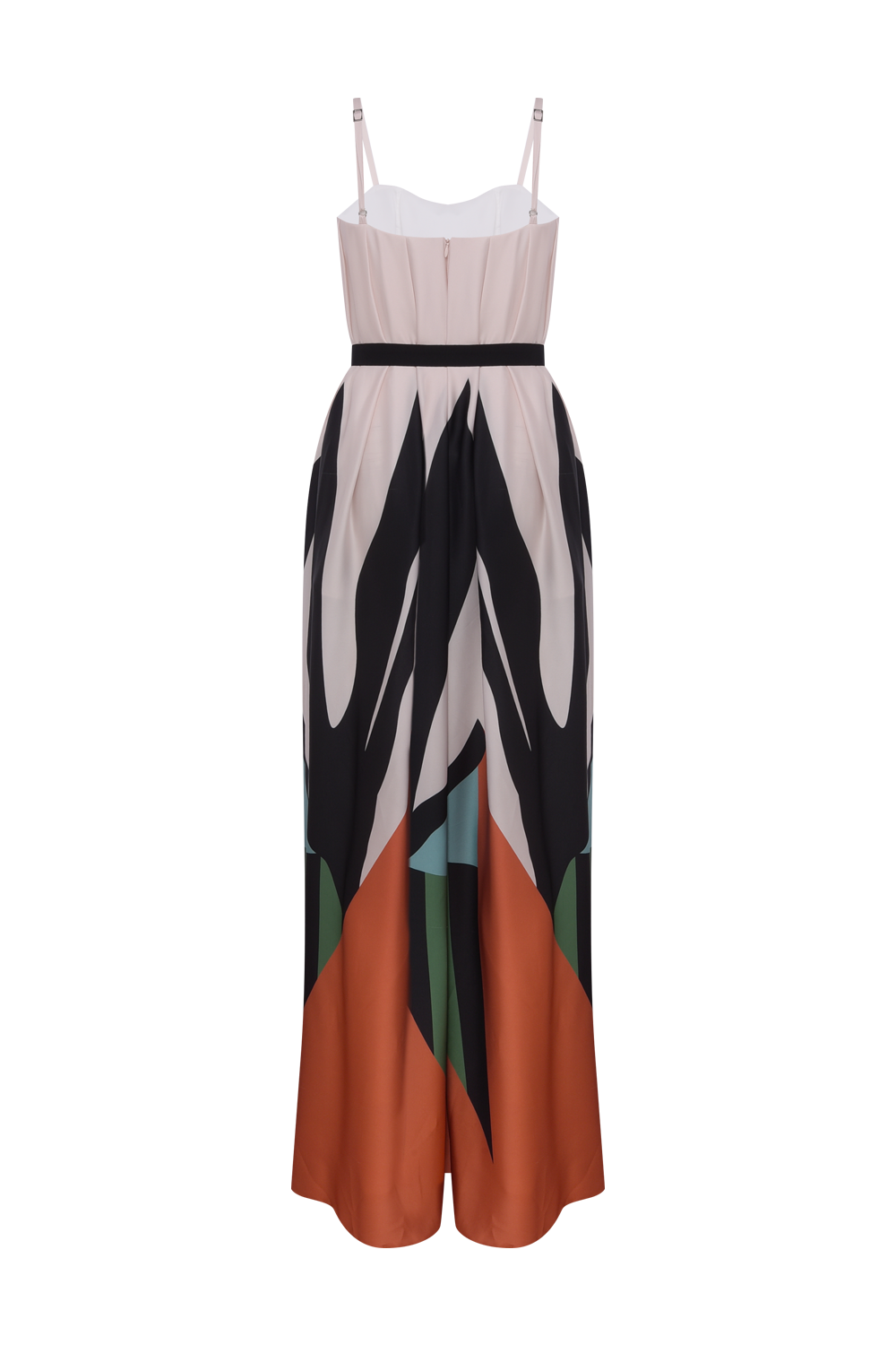 VESTIDO LONGO ESTAMPA TEMPO UNICA
