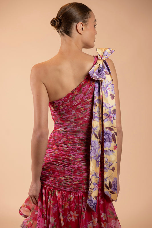 LAÇO PEONY DOTS AMARELO