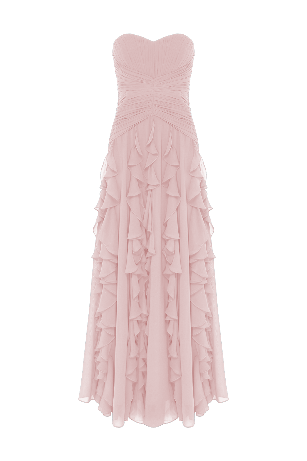 VESTIDO LONGO SILK PLISSE LILA ROSA CLARO