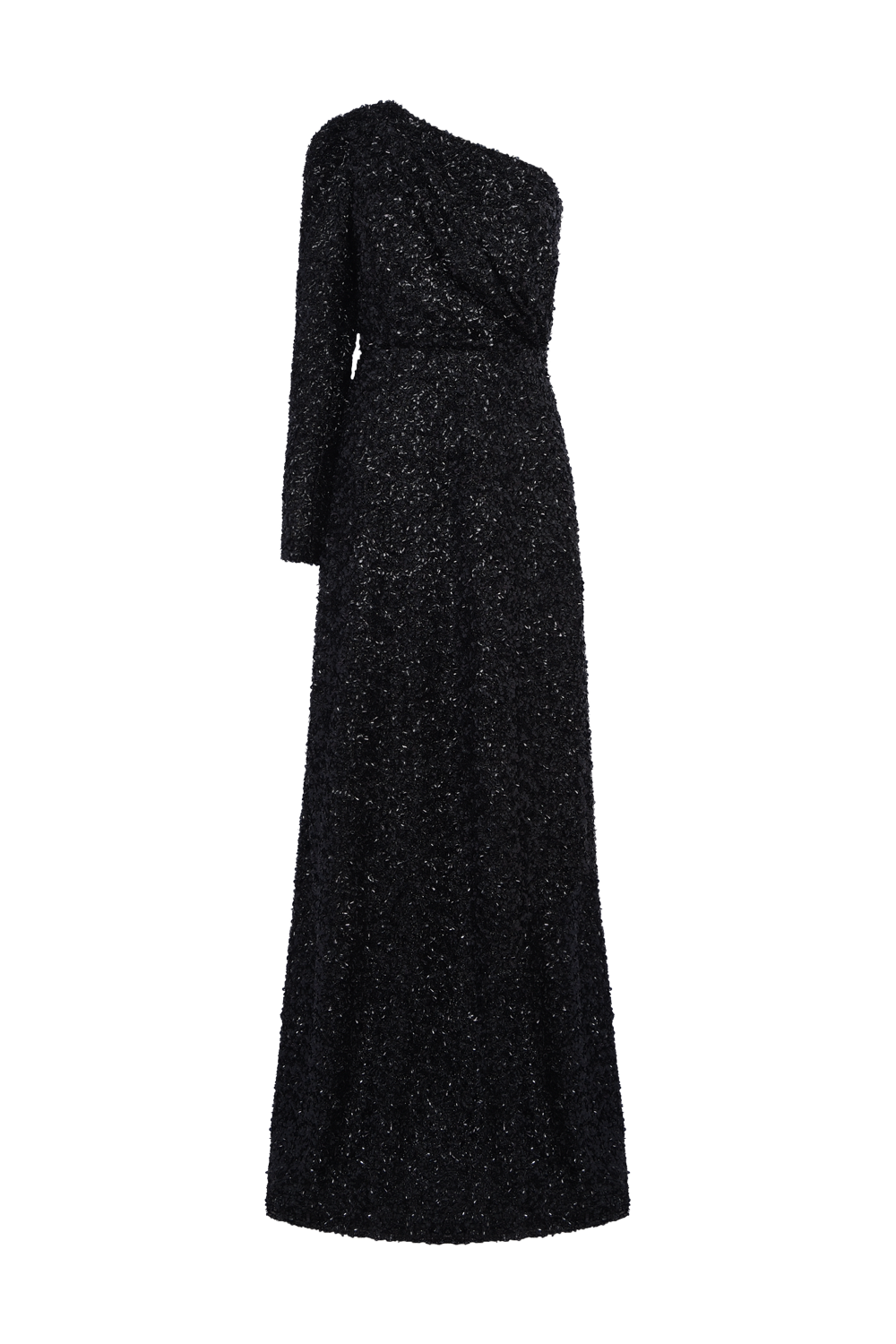 VESTIDO LONGO PAETÊ NINA  PRETO