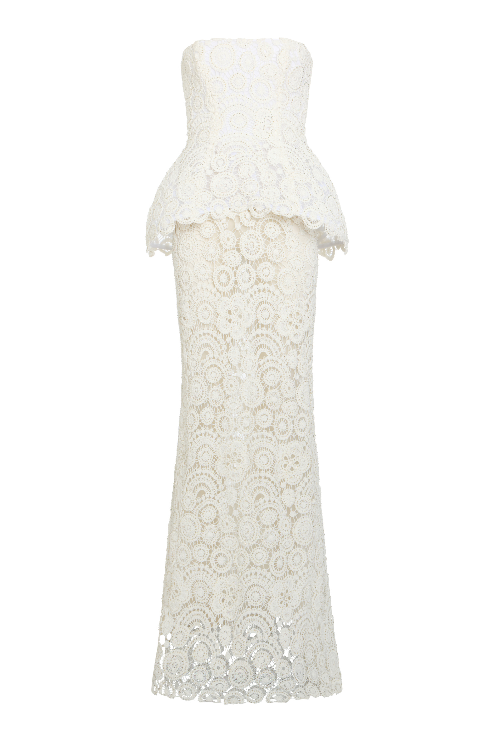 VESTIDO LONGO GAL EMBROIDERY BRANCO