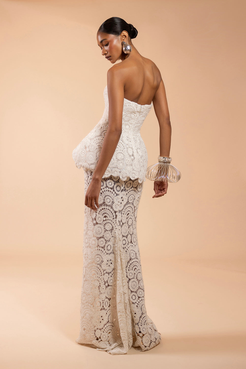 VESTIDO LONGO GAL EMBROIDERY BRANCO