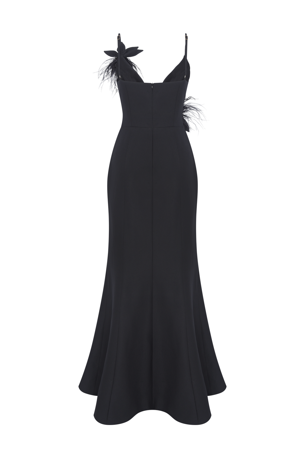 VESTIDO LONGO CREPE ANNA PRETO