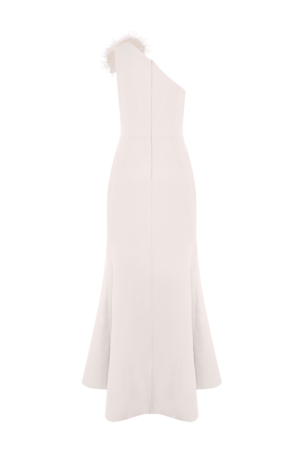 VESTIDO LONGO CREPE ANNA OFF WHITE