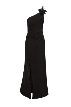 VESTIDO LONGO CREPE ANNA PRETO