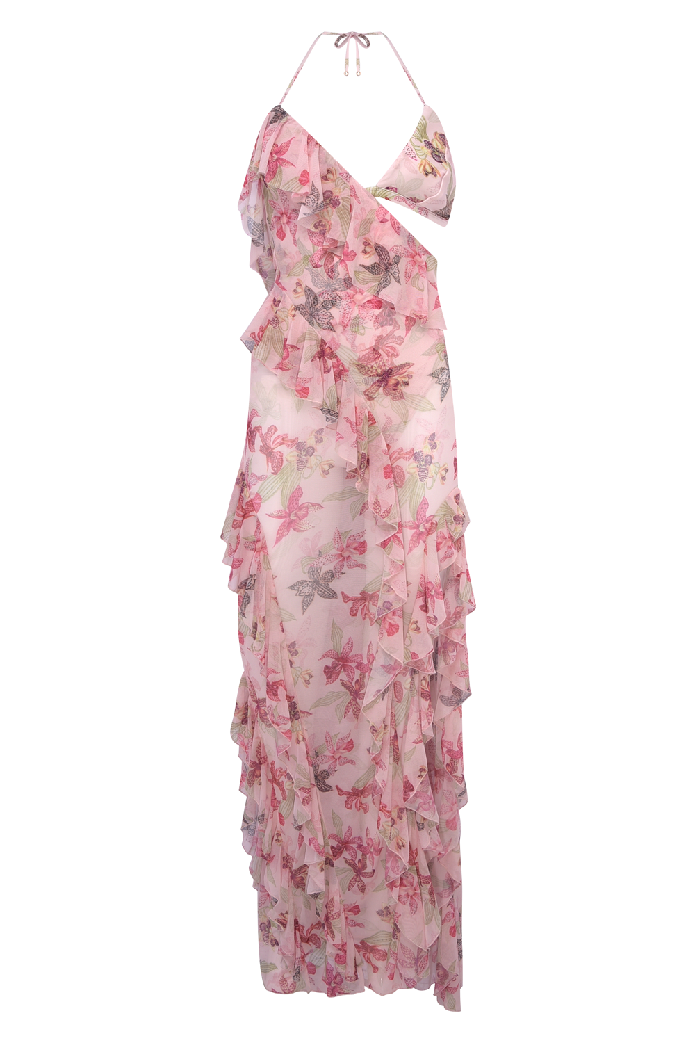 VESTIDO LONGO ORCHID BLOOM  ROSE