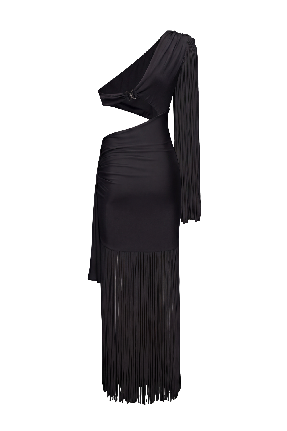 VESTIDO LONGO LYRIA JERSEY PRETO