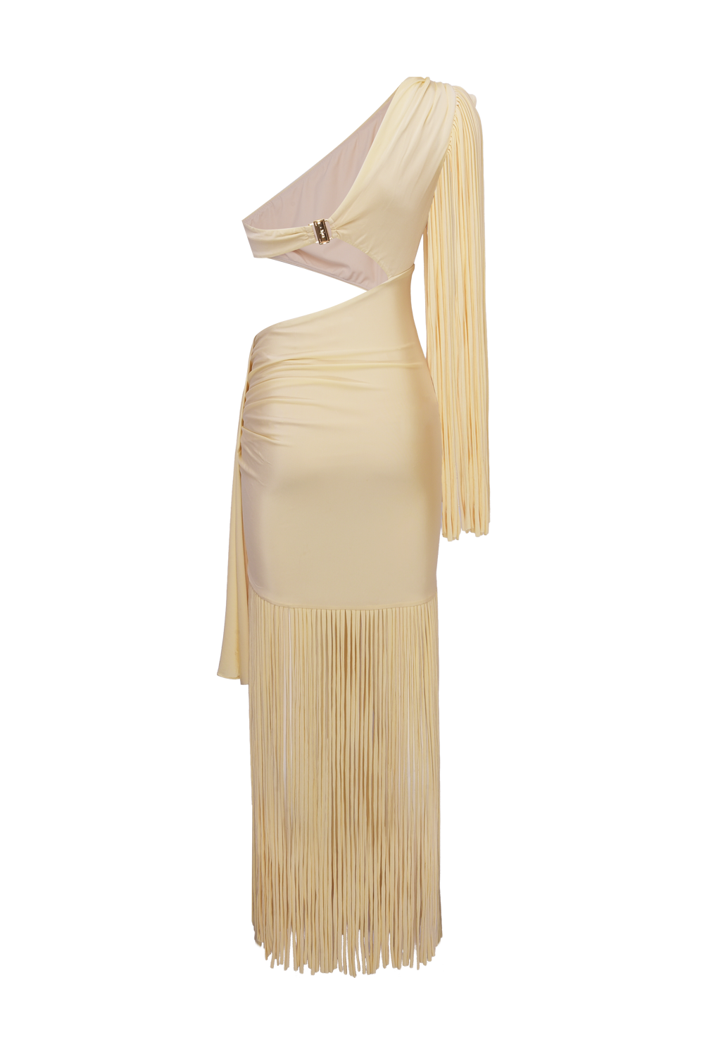 VESTIDO LONGO LYRIA JERSEY OFF WHITE
