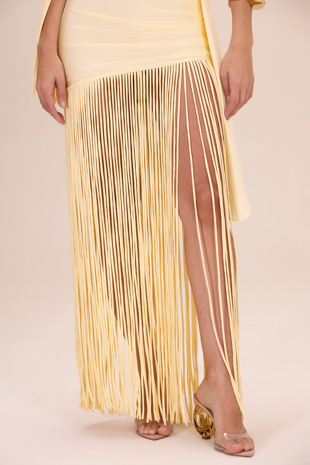 VESTIDO LONGO LYRIA JERSEY OFF WHITE
