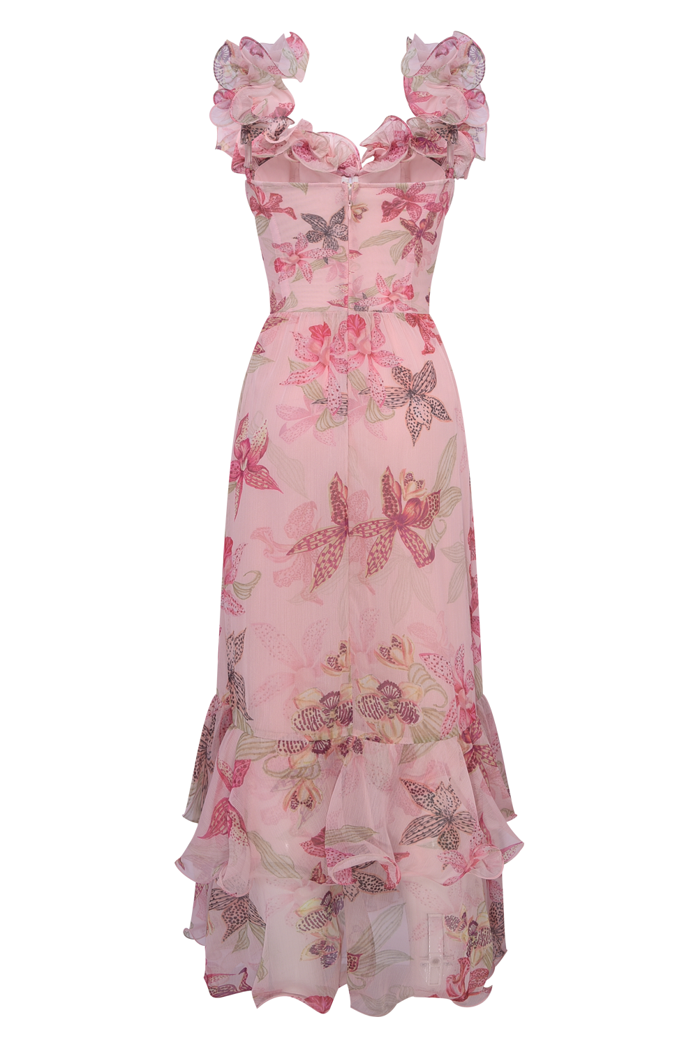 VESTIDO LONGO ORCHID BLOOM  ROSE