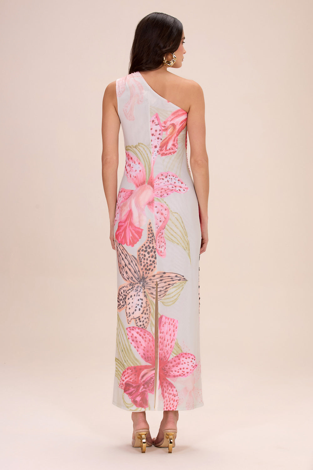 VESTIDO LONGO ORCHID BLOOM VERDE
