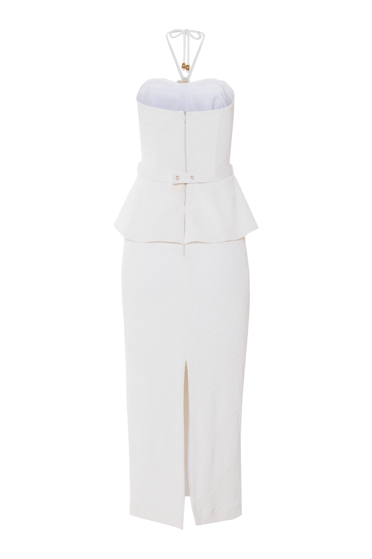 VESTIDO MIDI BREEZE JACQUARD OFF WHITE