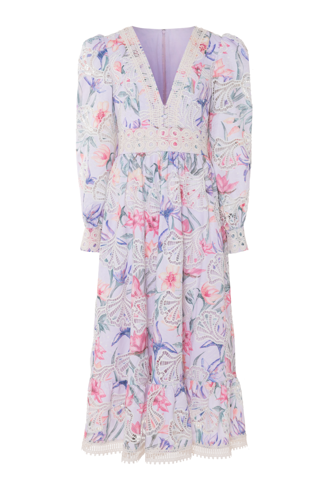 VESTIDO MIDI AMARYLLIS AZUL CLARO