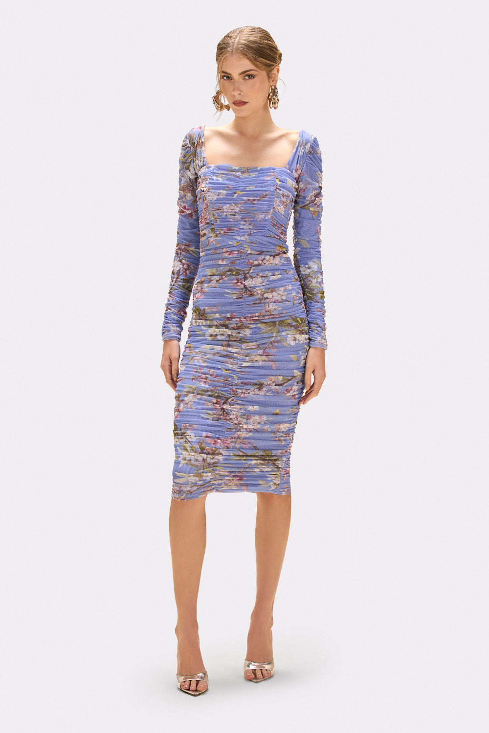 VESTIDO MIDI DELICATA  LILAS