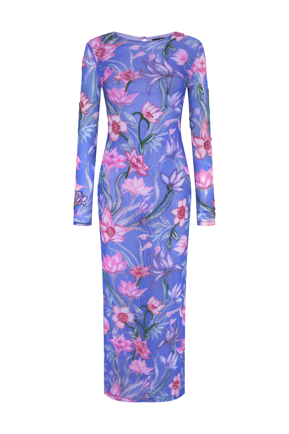 VESTIDO MIDI AMARYLLIS AZUL