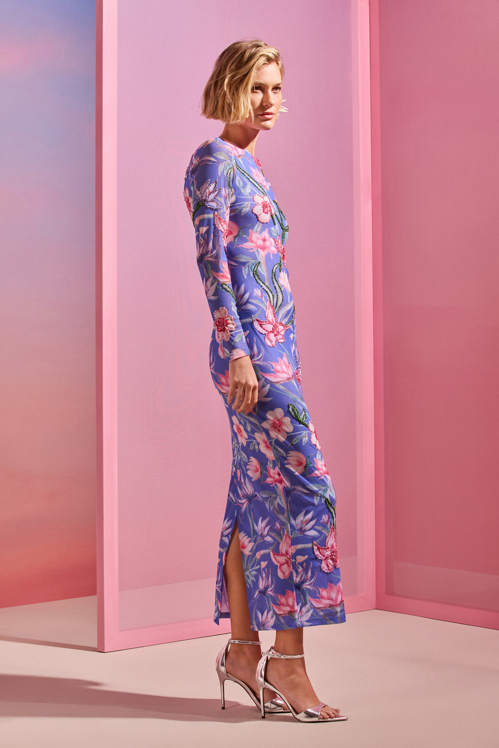 VESTIDO MIDI AMARYLLIS AZUL