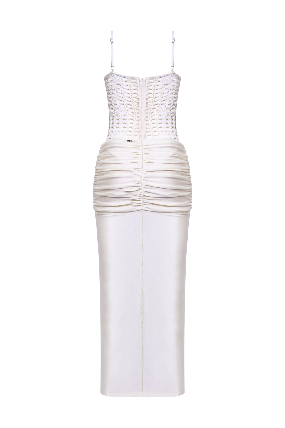VESTIDO MIDI TELA SELENE OFF WHITE