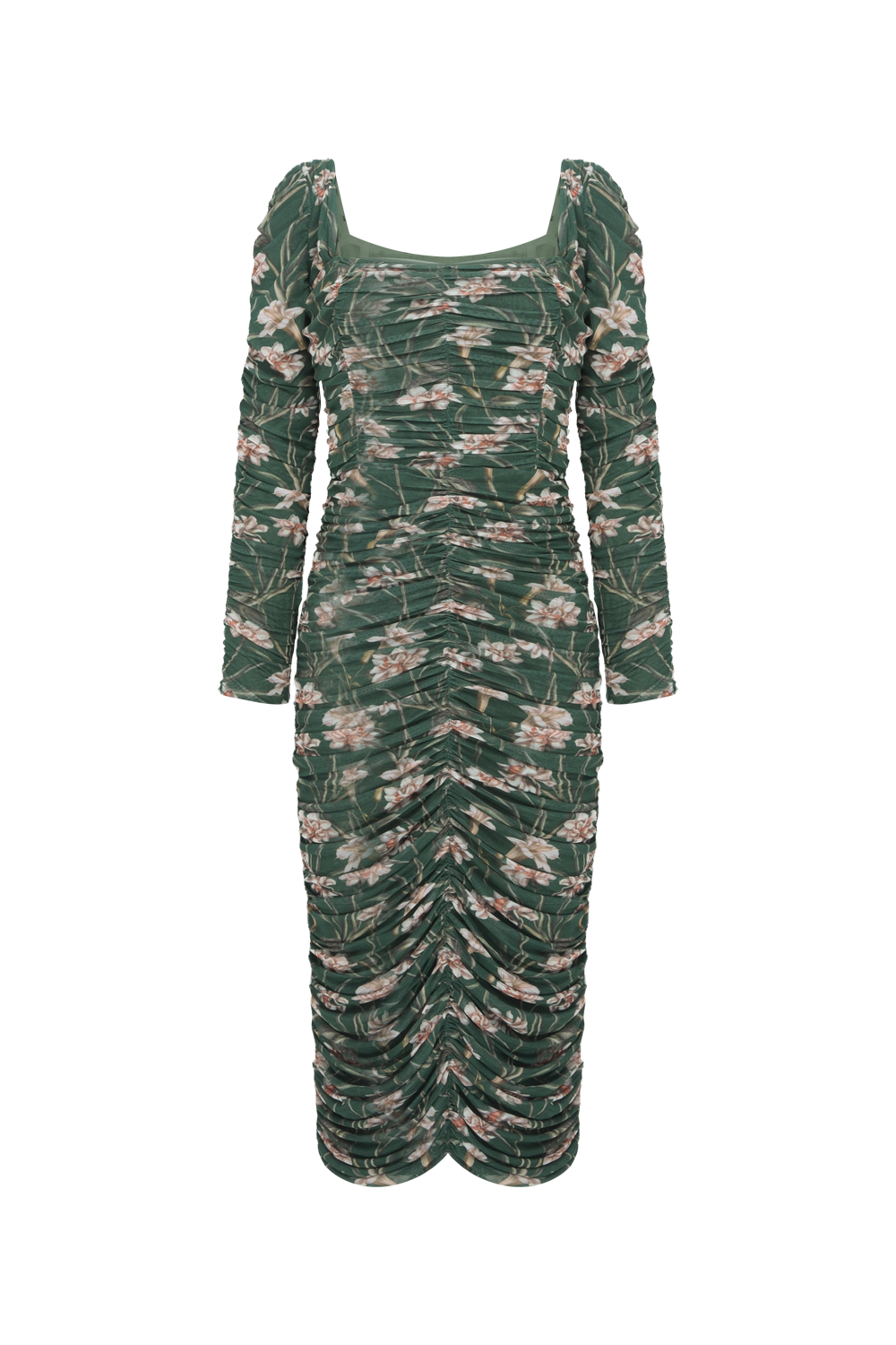 VESTIDO MIDI NARCISSUS VERDE
