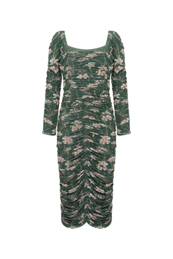 VESTIDO MIDI NARCISSUS VERDE