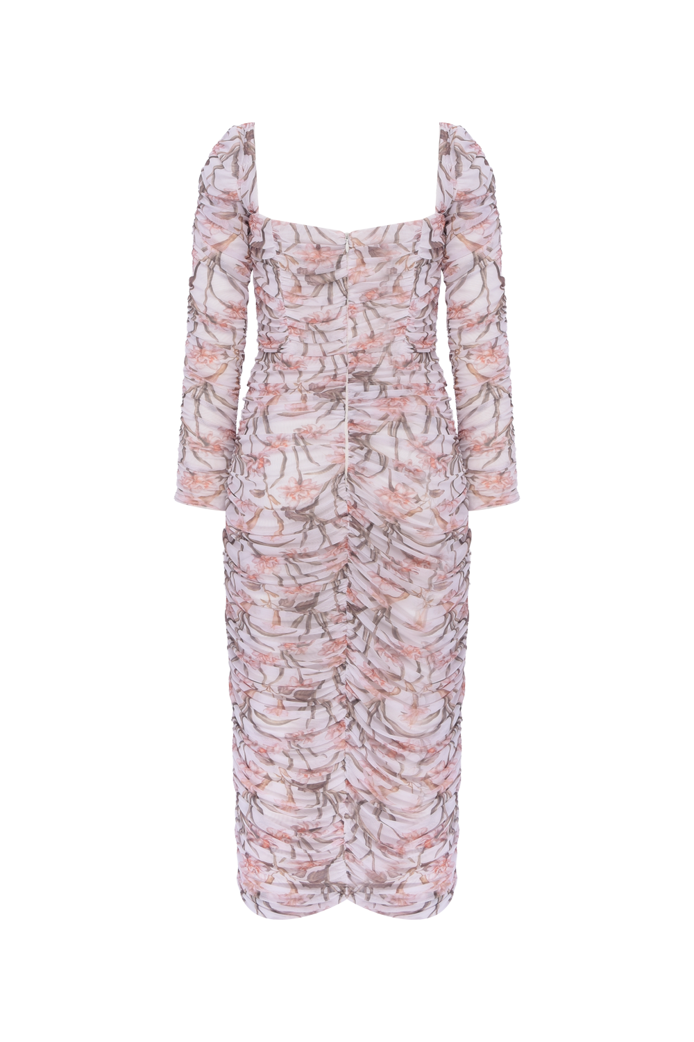 VESTIDO MIDI NARCISSUS OFF WHITE
