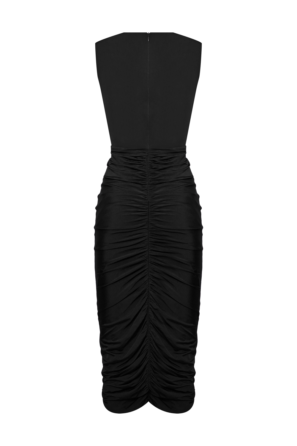 VESTIDO MIDI 
MOONLIT JERSEY  PRETO