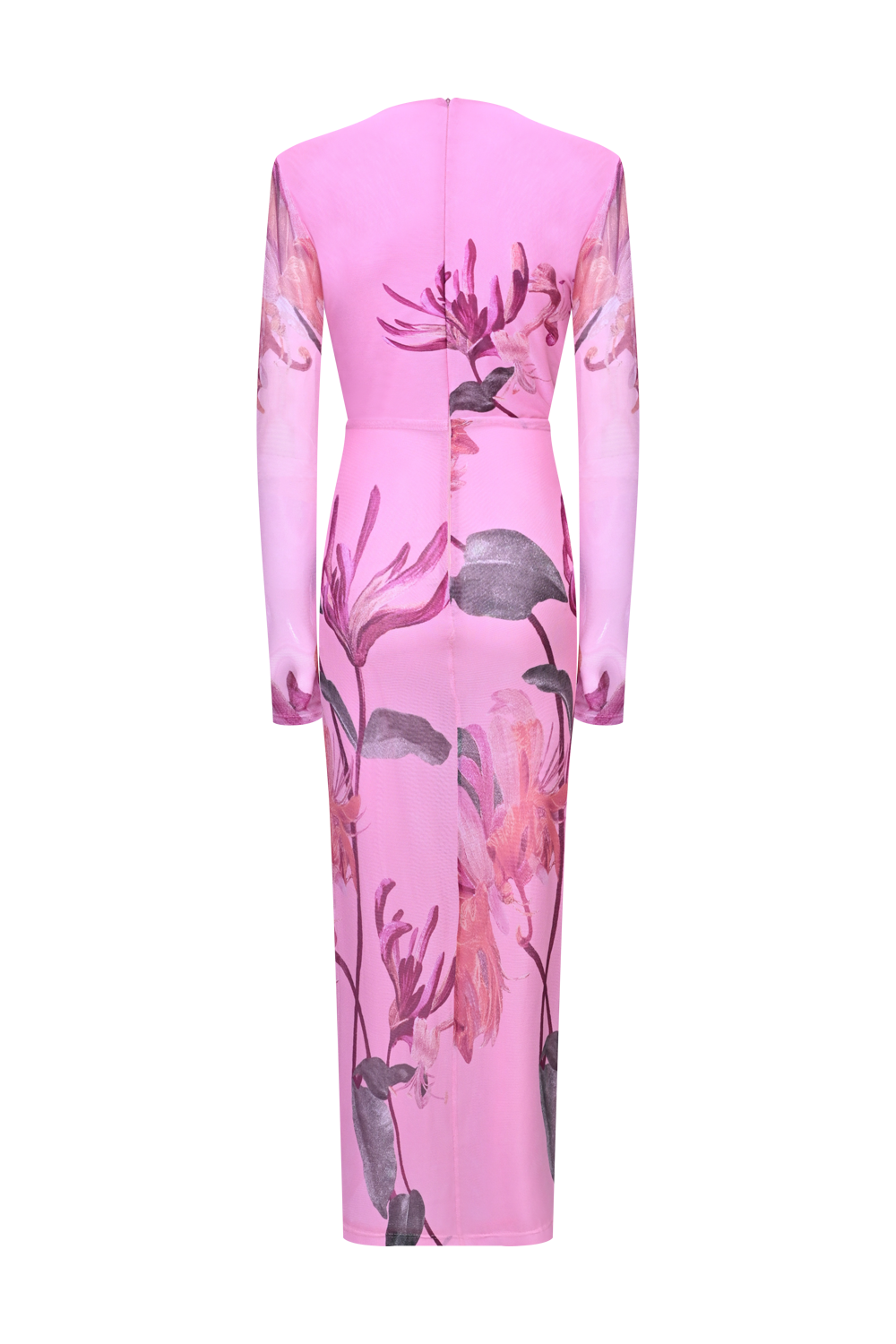 VESTIDO MIDI HONEY FLOWER ROSA